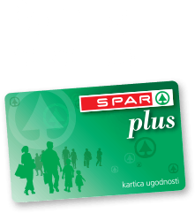 Bonus na SPAR plus kartico